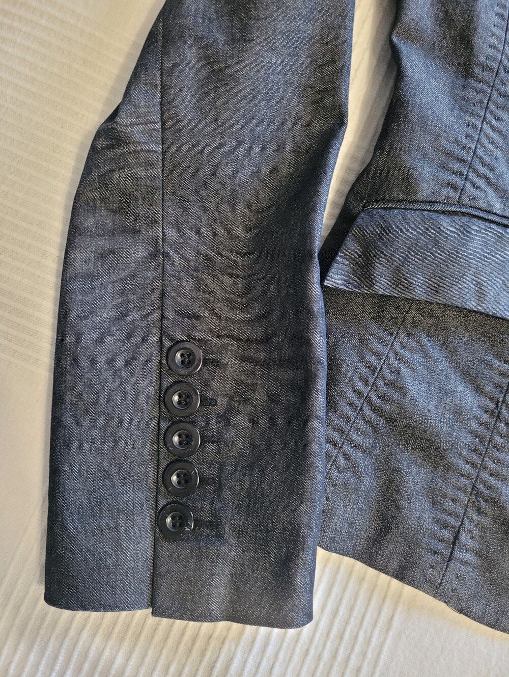 🍂le chateau Y2K Vintage Dark Charcoal Blazer Small - Unique - Make an offer! - Picture 6 of 10